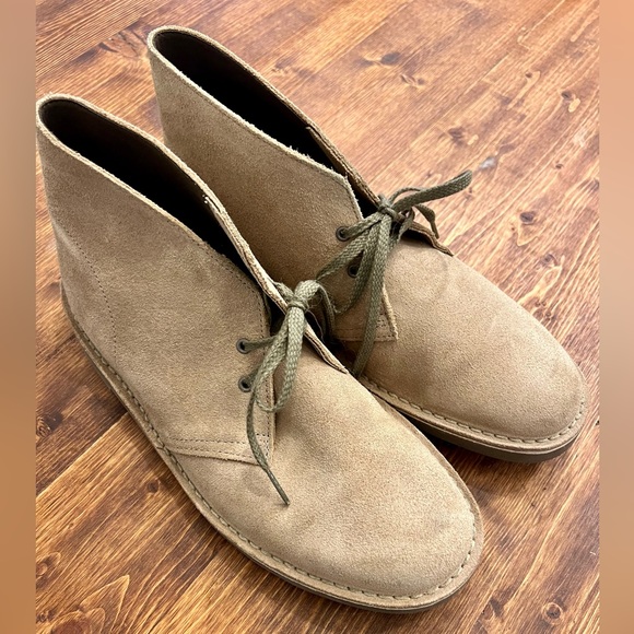 Clark’s boots. Worn once.